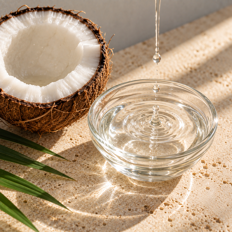 Base de aceite de coco fraccionado